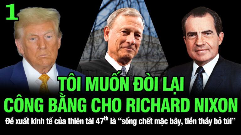 Tôi muốn đòi lại công bằng cho Richard M. Nixon