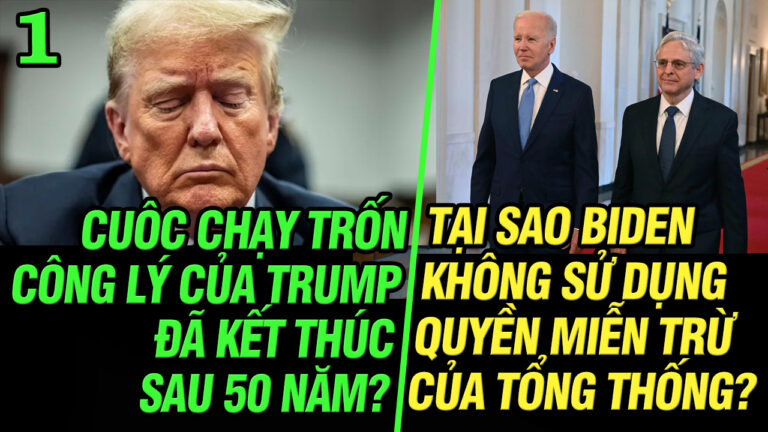 Cuộc chạy trốn công lý của Trump đã kết thúc sau 50 năm