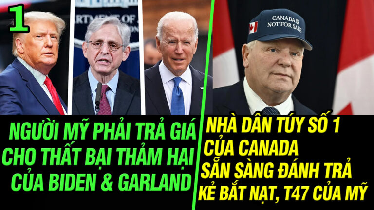 Người Mỹ phải trả giá cho thất bại thảm hại của Biden & Garland