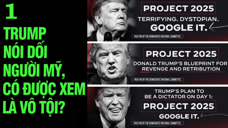 Trump nói dối người Mỹ có được xem là vô tội?