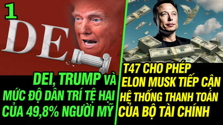 DEI, Trump và mức độ dân trí tệ hại của 49,8% người Mỹ