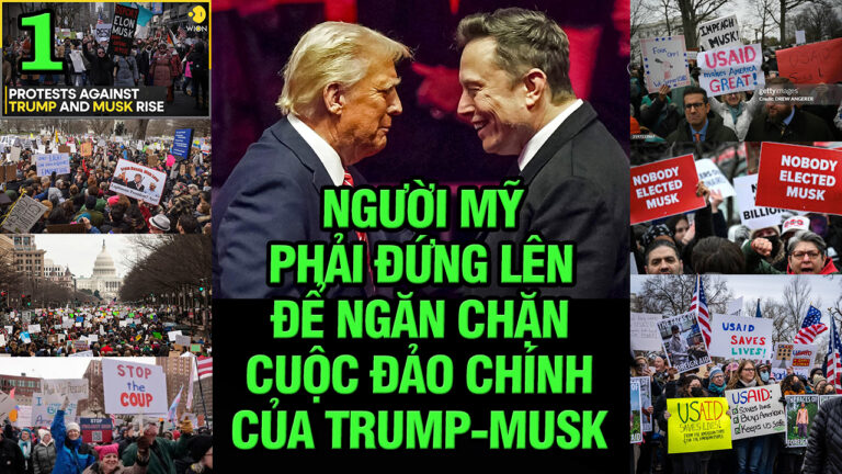 Người Mỹ phải đứng lên để ngăn chặn cuộc đảo chính của Trump-Musk