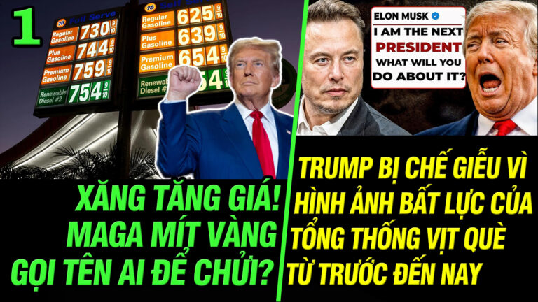 Xăng tăng giá! MAGA Mít vàng gọi tên ai ra để chửi?
