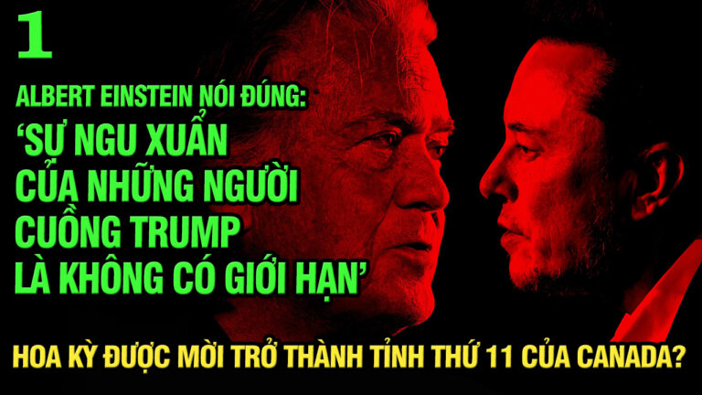 Albert Einstein nói đúng: ‘Sự ngu xuẫn của MAGA Mít vàng là không có giới hạn’