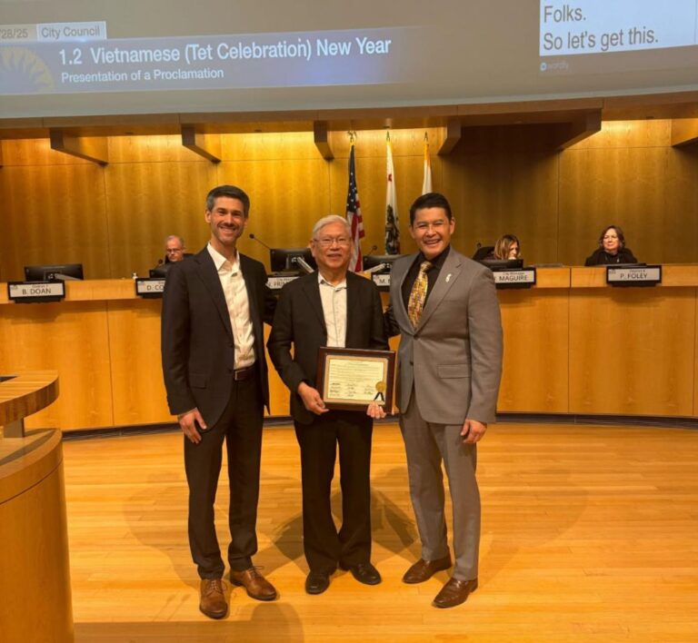 HỘI ĐỒNG THÀNH PHỐ SAN JOSE VINH DANH CỘNG ĐỒNG NGƯỜI VIỆT TỴ NẠN CỘNG SẢN NHÂN DỊP TẾT ẤT TỴ NĂM 2025