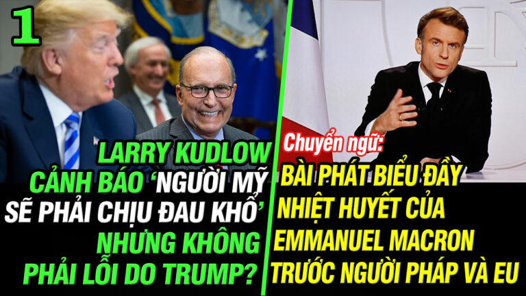 VL1-07.03: Người Mỹ ‘sẽ phải chịu đau khổ’ nhưng không phải lỗi Trump?