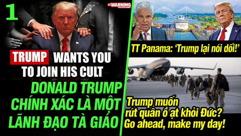 VL1-09.03: Trump muốn rút quân ồ ạt khỏi Đức? Go ahead, make my day!