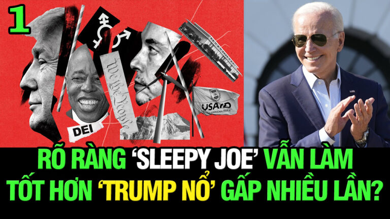 VL1-12.03: Rõ ràng ‘Sleepy Joe’ vẫn làm tốt hơn ‘Trump nổ’ gấp nhiều lần?