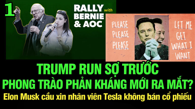 VL1-24.03: Trump run sợ trước phong trào phản kháng mới ra mắt?