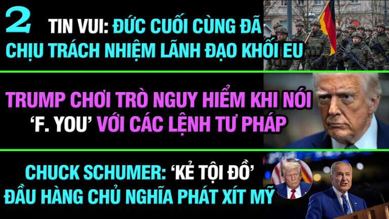 VL2-19.03: Tin vui: Đức cuối cùng đã chịu trách nhiệm lãnh đạo khối EU