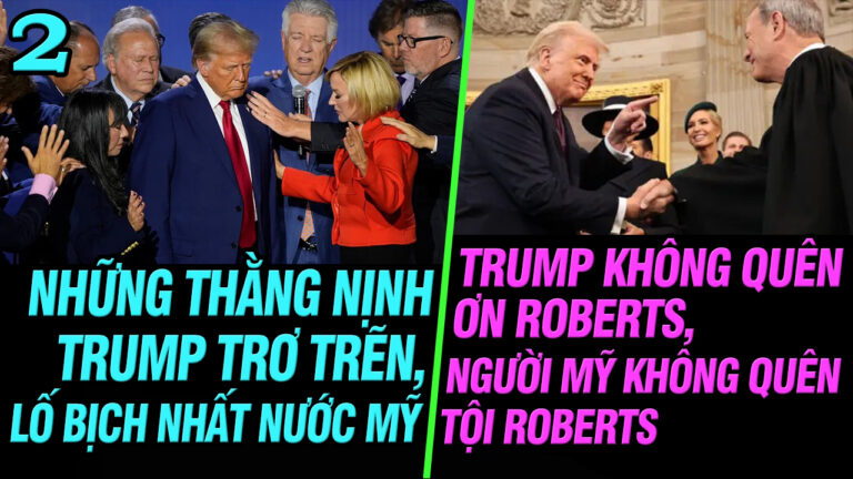 VL2-20.03: Trump không quên ơn Roberts, người Mỹ không quên tội Roberts