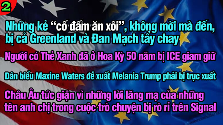 VL2-27.03: Châu Âu tức giận vì những lời lăng mạ của những tên anh chị bị rò rỉ trên Signal