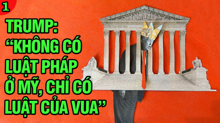 VL1-16.04: Trump: “Không có luật pháp ở Mỹ, chỉ có luật của Vua”