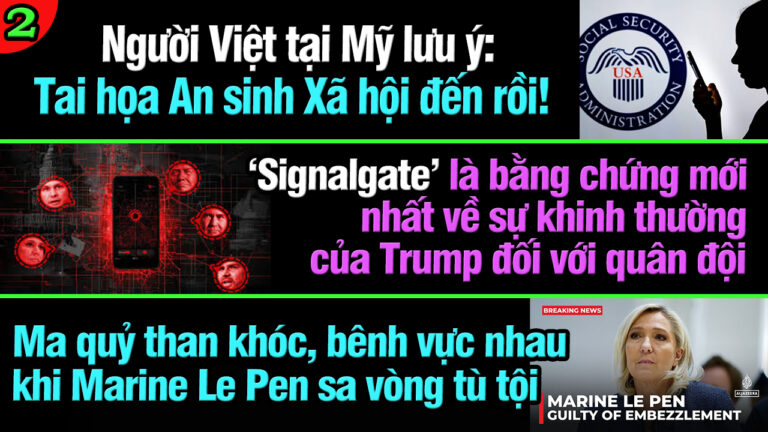 VL2-01.04: NGƯỜI VIỆT TẠI MỸ LƯU Ý: Tai họa An sinh Xã hội đến rồi!