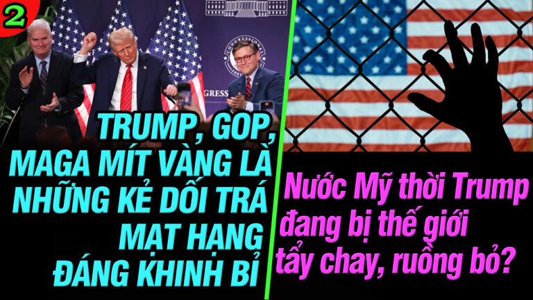 VL2-15.04: Trump, GOP, MAGA Mít vàng là những kẻ dối trá mạt hạng đáng khinh bỉ
