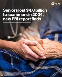 Người cao tuổi đã mất 4,8 tỷ USD vào tay kẻ lừa đảo trong năm 2024