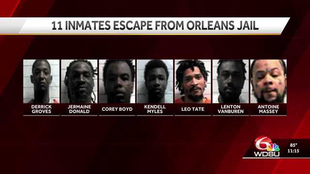 11 tù nhân trốn thoát khỏi nhà tù New Orleans, “có vũ trang và nguy hiểm”