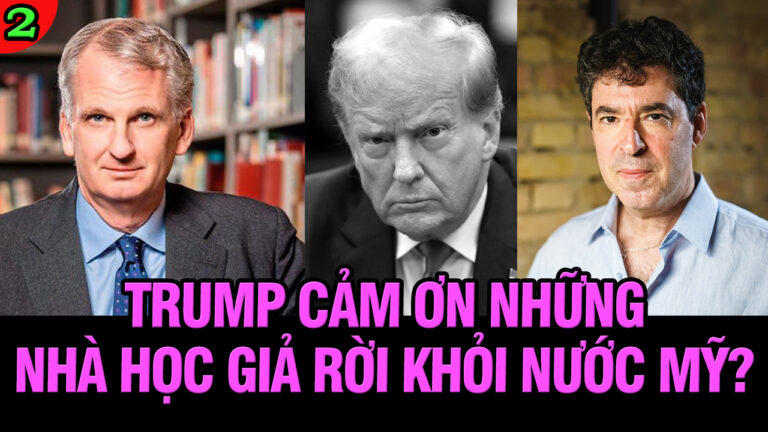 VL2-22.05: Trump cảm ơn những nhà học giả rời khỏi nước Mỹ?
