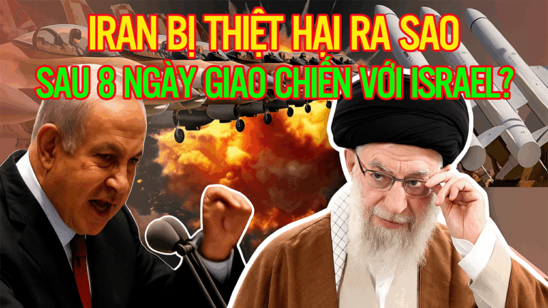 IRAN BỊ THIỆT HẠI RA SAO SAU 8 NGÀY GIAO CHIẾN VỚI ISRAEL?