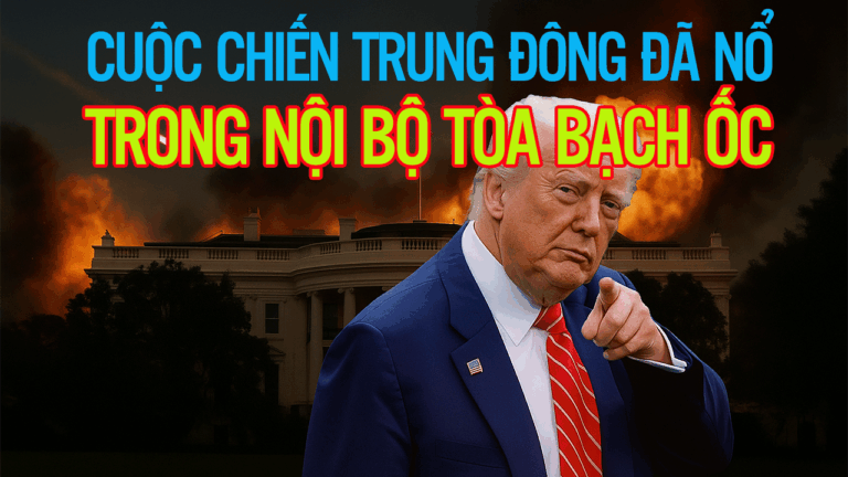 Cuộc chiến Trung Đông đã nổ trong nội bộ Tòa Bạch Ốc