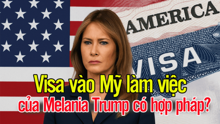 Visa vào Mỹ làm việc của Melania Trump có hợp pháp?