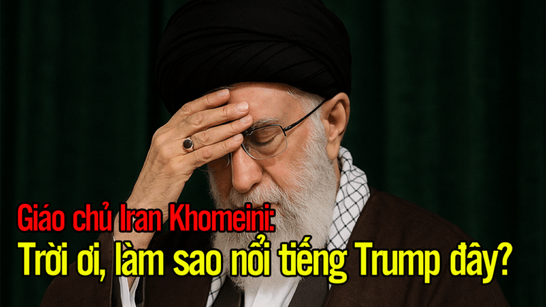 Giáo chủ Iran Khomeini: Trời ơi, làm sao tin nổi Trump đây?