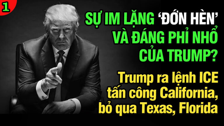 VL1-19.06: Sự im lặng đớn hèn, đáng phỉ nhổ của Trump?
