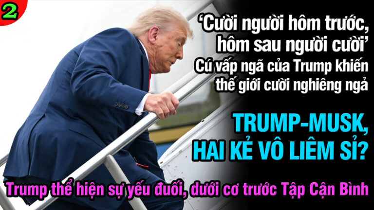 VL2-10.06: Cú vấp ngã của Trump khiến thế giới cười nghiêng ngả