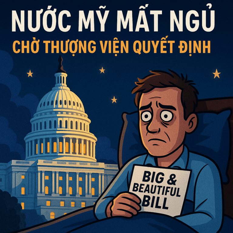 Nước Mỹ tối nay mất ngủ chờ Thượng Viện quyết định số phận của Big & Beautifull Bill