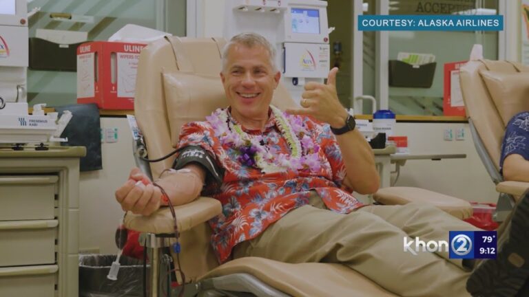 Người đàn ông đi khắp 50 tiểu bang để hiến máu, kết thúc ở Hawaii