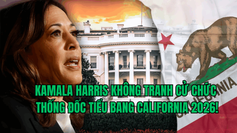Kamala Harris không tranh cử chức thống đốc tiểu bang California 2026!