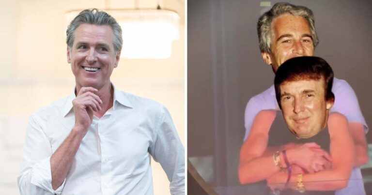 Newsom troll Trump bằng meme Epstein dựa trên khoảnh khắc hôn nhau của Coldplay