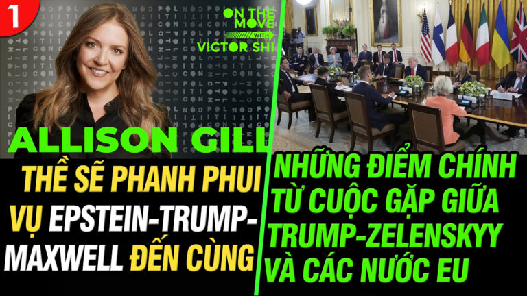VL1-19.08: Allison Gill thề sẽ phanh phui vụ Epstein-Trump-Maxwell đến cùng