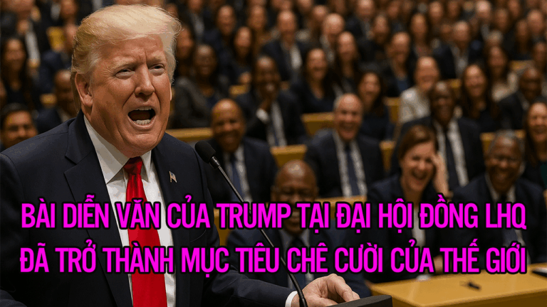 Bài diễn văn của Trump tại đại hội đồng LHQ đã trở thành mục tiêu chê cười của thế giới