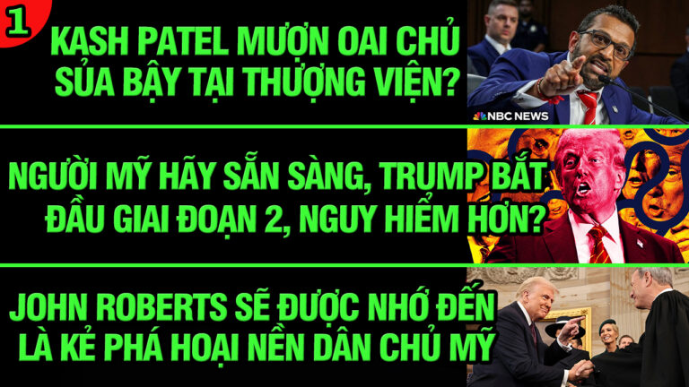 VL1-18.09: Người Mỹ hãy sẵn sàng, Trump bắt đầu giai đoạn 2, nguy hiểm hơn . . .