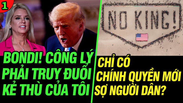 VL1-22.09: Bondi: Công lý phải “truy đuổi kẻ thù” của tôi?