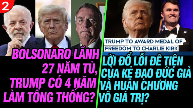 VL2-12.09: Lời đổ lỗi đê tiện của kẻ đạo đức giả và huân chương vô giá trị?