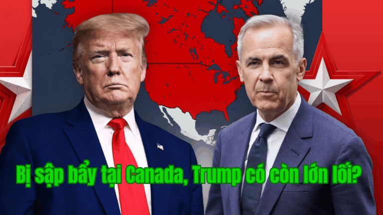 Bị sập bẩy tại Canada, Trump có còn lớn lối?