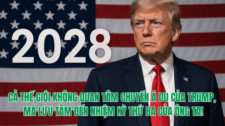 Cả thế giới không quan tâm chuyến Á du của Trump, mà lưu tâm đến nhiệm kỳ thứ ba của ông ta!