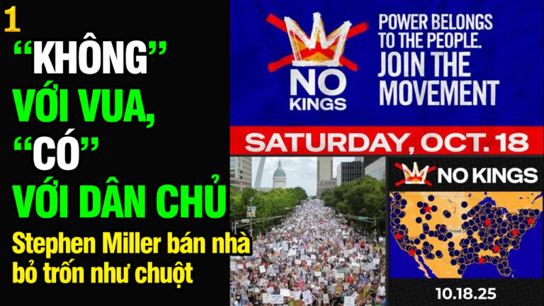 VL1-17.10: “KHÔNG” với Vua, “CÓ” với Dân chủ