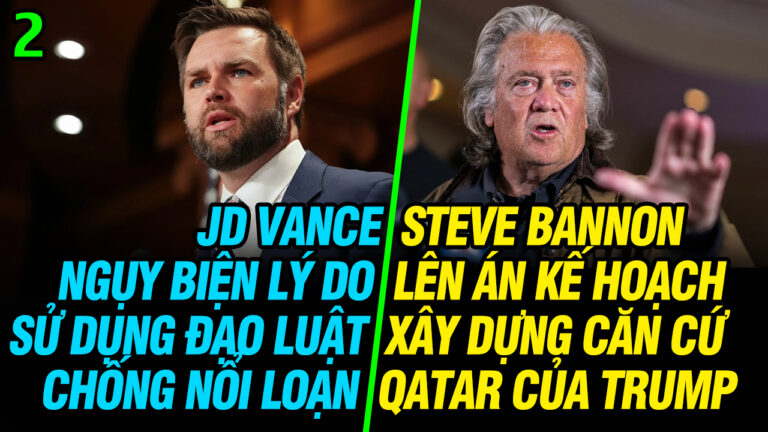 VL2-13.10: JD Vance nguỵ biện lý do sử dụng Đạo luật chống nổi loạn