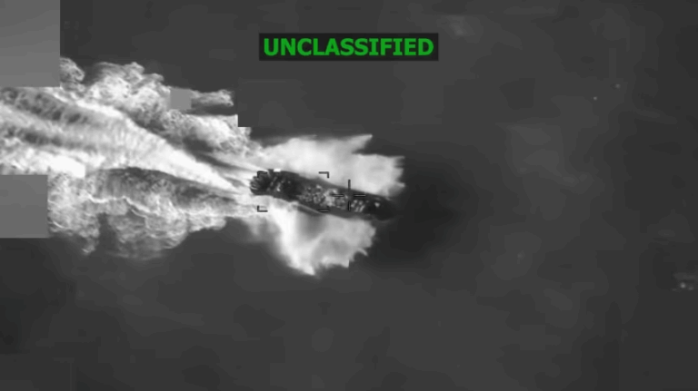 Quân đội Mỹ vừa tiến hành vụ tấn công thứ 20 vào tàu nghi chở ma túy, làm 4 người thiệt mạng