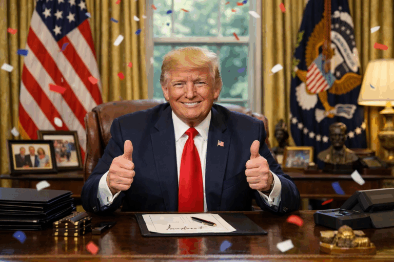 TRUMP RA TUYÊN BỐ “TỰ SƯỚNG” KẾT THÚC NĂM ĐẦU NHIỆM KỲ 2 TUYỆT VỜI