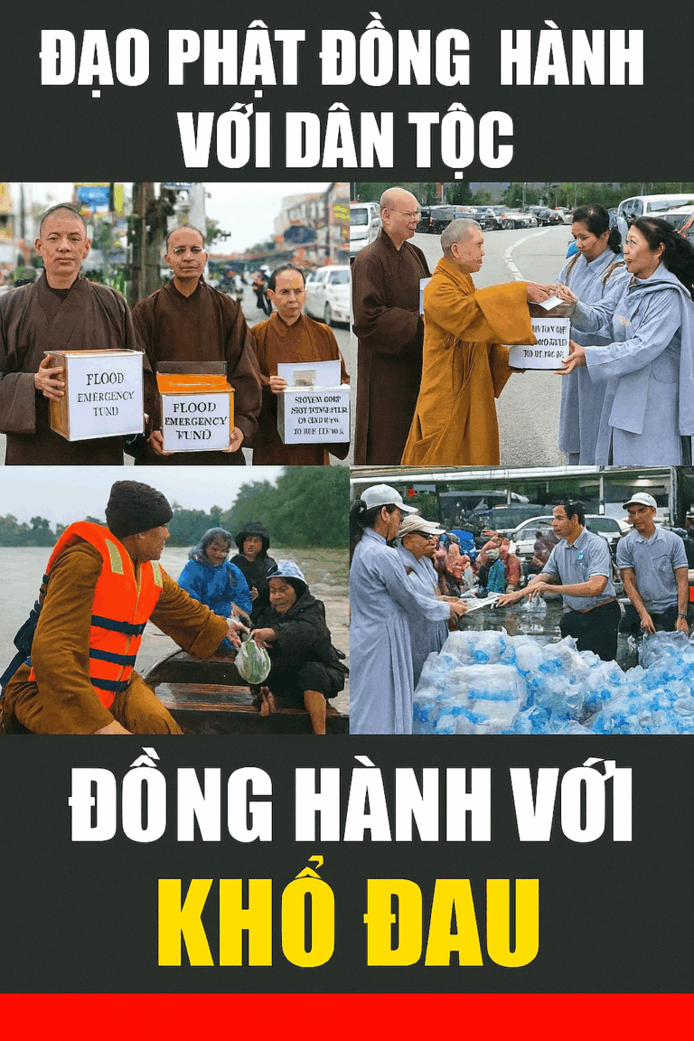  Đạo Phật đồng hành cùng dân tộc trong khổ đau