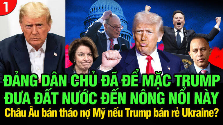VL1-10.12: Châu Âu sẽ bán tháo nợ Mỹ nếu Trump bán rẻ Ukraine?