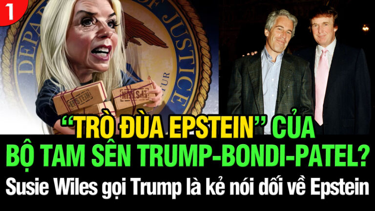 VL1-21.12: Susie Wiles gọi Trump là kẻ nói dối về Epstein