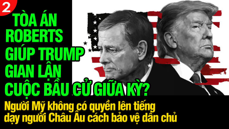 VL2-08.12: Người Mỹ không có quyền lên tiếng dạy người Châu Âu cách bảo vệ dân chủ