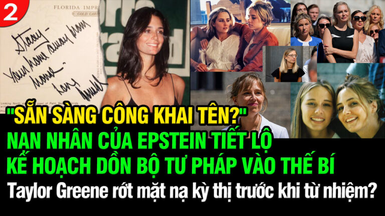 VL2-22.12: Taylor Greene rớt mặt nạ kỳ thị trước khi từ nhiệm?