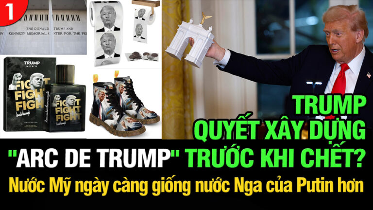VL1-02.01: Trump quyết xây dựng “Arc de Trump” trước khi chết?