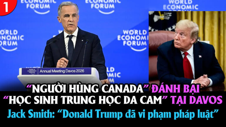VL1-23.01: “Người hùng Canada” đánh bại “học sinh trung học da cam” tại Davos